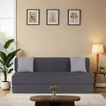 Peachtree Zoe Sofa Cum Bed  3 Years Warranty | Jute Fabric Sofa, Sofa Bed 6 X 6 Feet, Bed Cum Sofa, Foldable Sofa Cum Bed For L