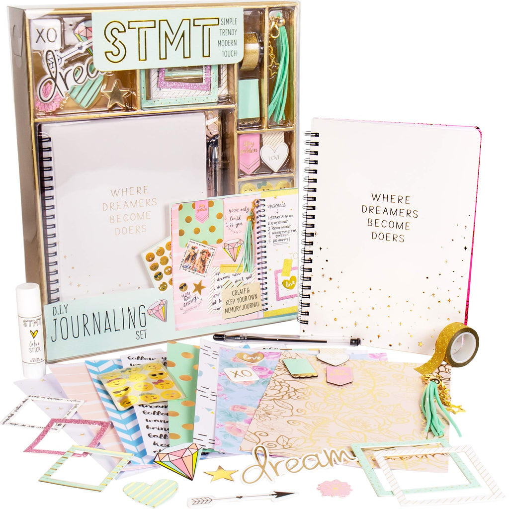 Stmt D.I.Y. Dreamers Become Doers Journaling Set, Stationery Set, Bullet Journal Kit, Journaling Kit, Journals For Teen Girls, D