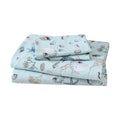 Beatrice Home Fashions Coastal Print Microfiber Sheet Set, Soft, Comfy, 12' Deep Pockets, Queen, Oceanside Sea