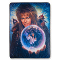 Labyrinth Movie Poster Fleece Throw Blanket | Plush Soft Polyester Cover For Sofa And Bed, Cozy Home Decor, Luxury Room Essentia