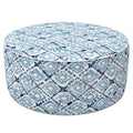 LVTXIII Outdoor Inflatable Ottoman, Fade-Resistant Round Footrest Stool D31   x H14   , Portable Patio Pouf for Garden Camping o
