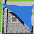 Patio Paradise 15' X 21' X 25.8' Blue Sun Shade Sail Right Triangle Shade Canopy Heavy Duty Pergolas Cover Cloth, Sunlight Block
