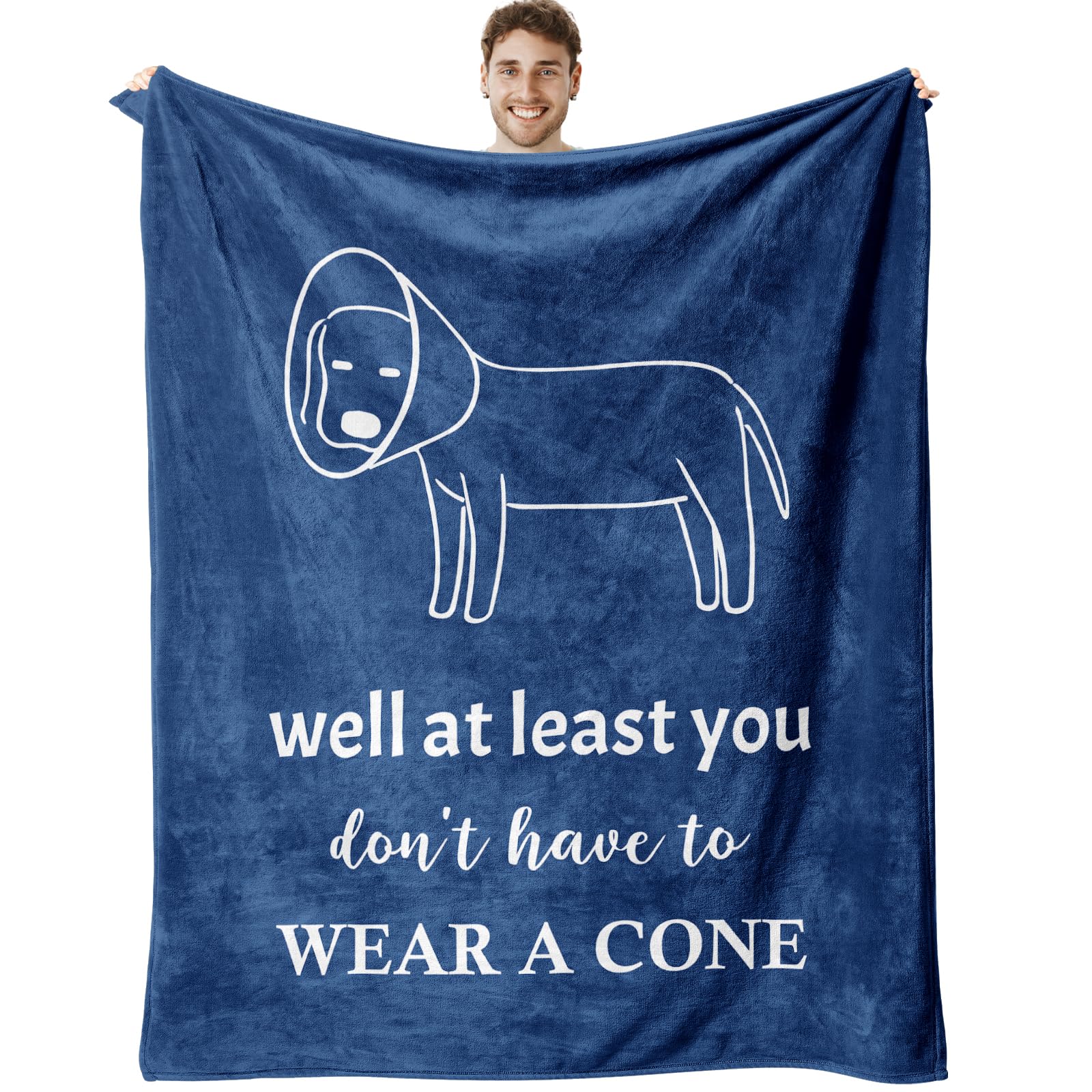 Mlkdcid Get Well Gifts for Men, Get Well Gifts After Surgery, Get Well Soon Gifts for Men/Teenage Boys, Feel Better Gift Throw B