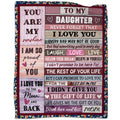 Ajiiusv Daughter Gifts From Mom, Daughter Blankets From Mom, Birthday Gifts For Daughter Adult, Gifts For Daughter Christmas Val