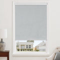 ChrisDowa Blackout Roller Shades Cordless Blinds for Indoor Windows with Thermal Insulated UV Protection Pull Down Door Blinds w