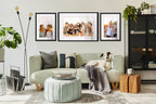 5.5X8.5 Frame Black Wood With White Mat | 8.5X11 Frame Matted To 5.5X8.5 | Display Your Print Under Uv Acrylic Shatter Guard Fro