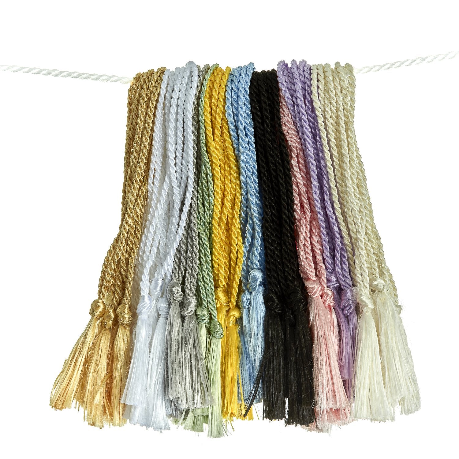 Tassel Depot 100 Floss Bookmark Tassels - Pastel Assortment