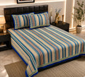 True World Pure Cotton Printed Bedsheet For Queen Size Double Bed