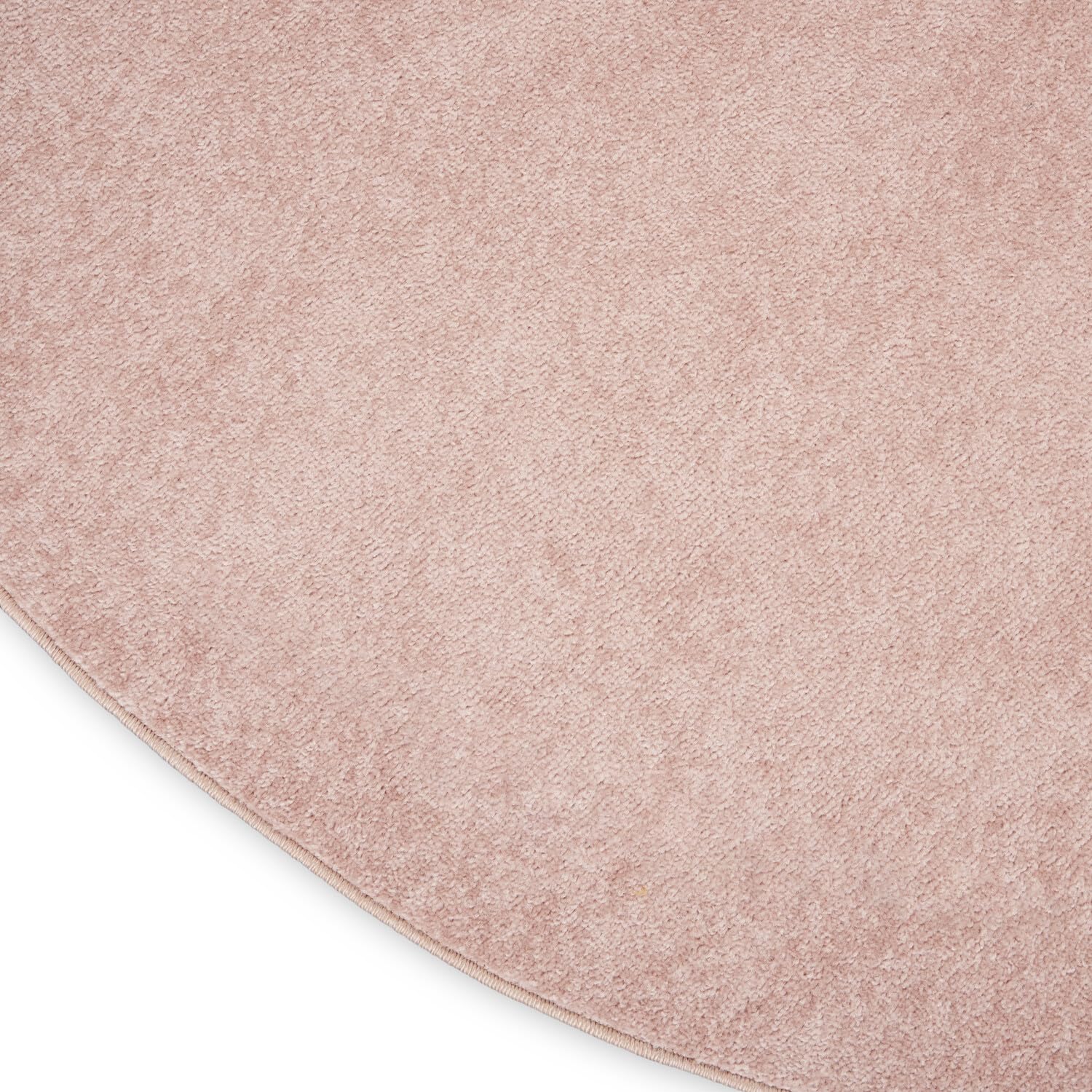 Nourison Essentials Indoor/Outdoor Pink 4' X Round Area -Rug, Easy -Cleaning, Non Shedding, Bed Room, Living Room, Dining Room, Backyard, Deck, Patio (4 Round)