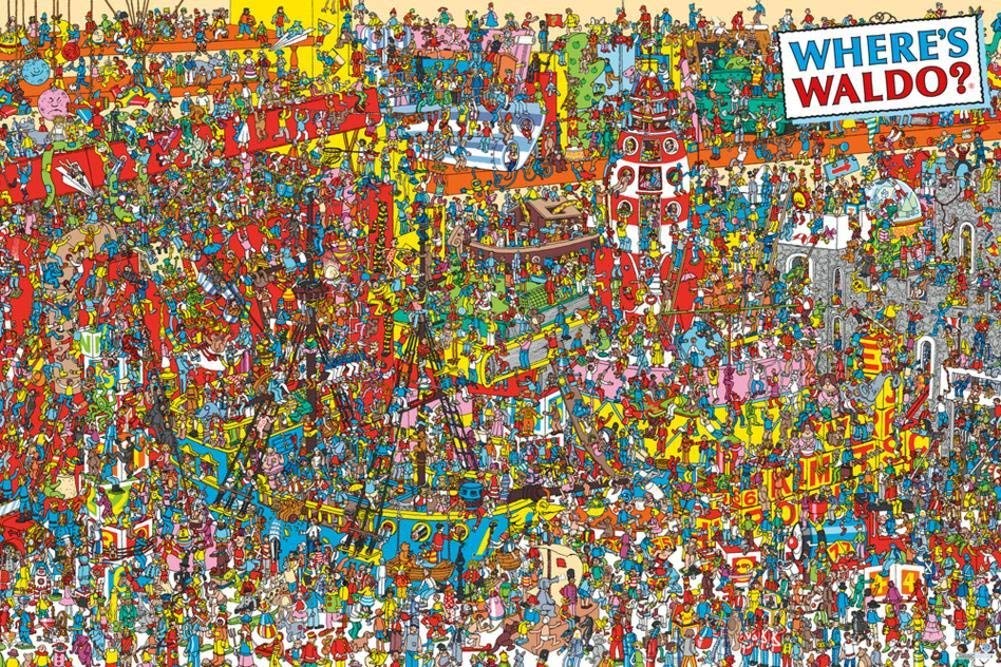 AQUARIUS Where s Waldo Poster 24x36