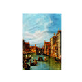 3D Rose The Grand Canal and The Church of The Salute by Canaletto 1730-Venice Italy Italian Gondola Boats Towel, 15 x 22, Multic