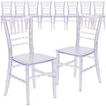 10 Pk. Kids Crystal Transparent Chiavari Chair