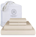 Threadmill 100% Cotton Sheets For Queen Size Bed - 600 Thread Count Queen Bed Sheets Set With 16    Deep Pocket - Sateen Weave 4