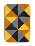 Saral Home Move Soft Antiskid Bathmat 1PC, Yellow. 40x60 cm