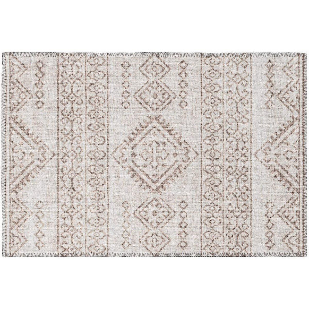 Sedona Sn14 Beige Transitional Rug Rectangle 5' X 7 ' 6"
