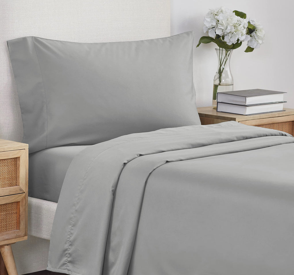 California Design Den - Finest Twin Xl Bed Sheet Set, Soft 100% Cotton Cooling Sheets, Deep Pockets With Elastic, 500 Thread Cou