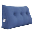 Vercart Triangular Headboard Wedge Pillow Daybed Pillows Bed Headboard Pillow Wedge Bed Rest Reading Pillow Gap Filler Triangle