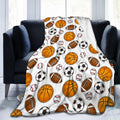 Basketball Soccer Football Baseball Throw Blanket Soft Bed Bedding Warm Cozy Plush Flannel Fleece Blankets Gifts For Kids Boys T