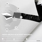 Deconovo Room Darkening Curtains, Back Tab And Rod Pocket Curtains Blackout Curtains - Thermal Insulated For Bedroom, Windows 52X72 Inch, Platinum, 2 Panels