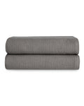 Cozy Earth Charcoal Waffle Bath Towels