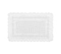 Laura Ashley Crochet Cotton 24x40 Bath Rug, Creamy White