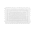Laura Ashley Crochet Cotton 24x40 Bath Rug, Creamy White