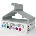 Utopia Home Plastic Hangers 20 Pack - Clothes Hanger with Hooks - Skirt Hangers - Durable & Space Saving Coat Hanger - Heavy Dut