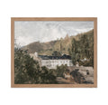 Poster Master Vintage European Villa Poster - Retro French Countryside Print - Fine Art - Landscape Art - Gift for Men & Women -