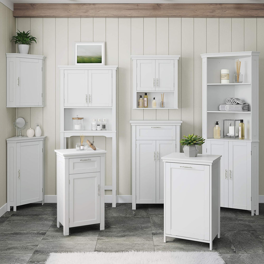 Riverridge Somerset Tilt-Out Laundry Hamper, White