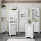 Riverridge Somerset Tilt-Out Laundry Hamper, White