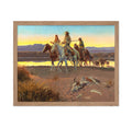 Poster Master Vintage Carsons Men Painting Poster - Retro Cowboy Print - Western Art - Horse Riding Art - Gift for Men & Women 