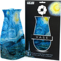 MODGY Expandable Plastic Vase Vincent Van Gogh Starry Night-Durable, Safe, NOT Glass, Great for Parties, Pools, Patios, Weddings