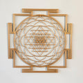 iwa concept Sri Yantra Sacred Geometry Metal Wall Decor, Unique Modern Decoration for Living Room, Metal Wall Art, Housewarming 