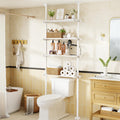 Over The Toilet Storage Shelf No Drill 4Tier Adjustable Bathroom Organizer