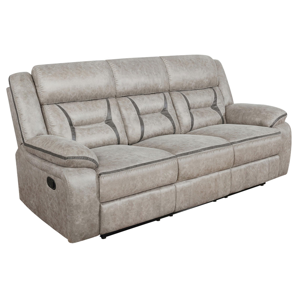 Coaster Greer 3-Piece Motion Sofa Set, Taupe