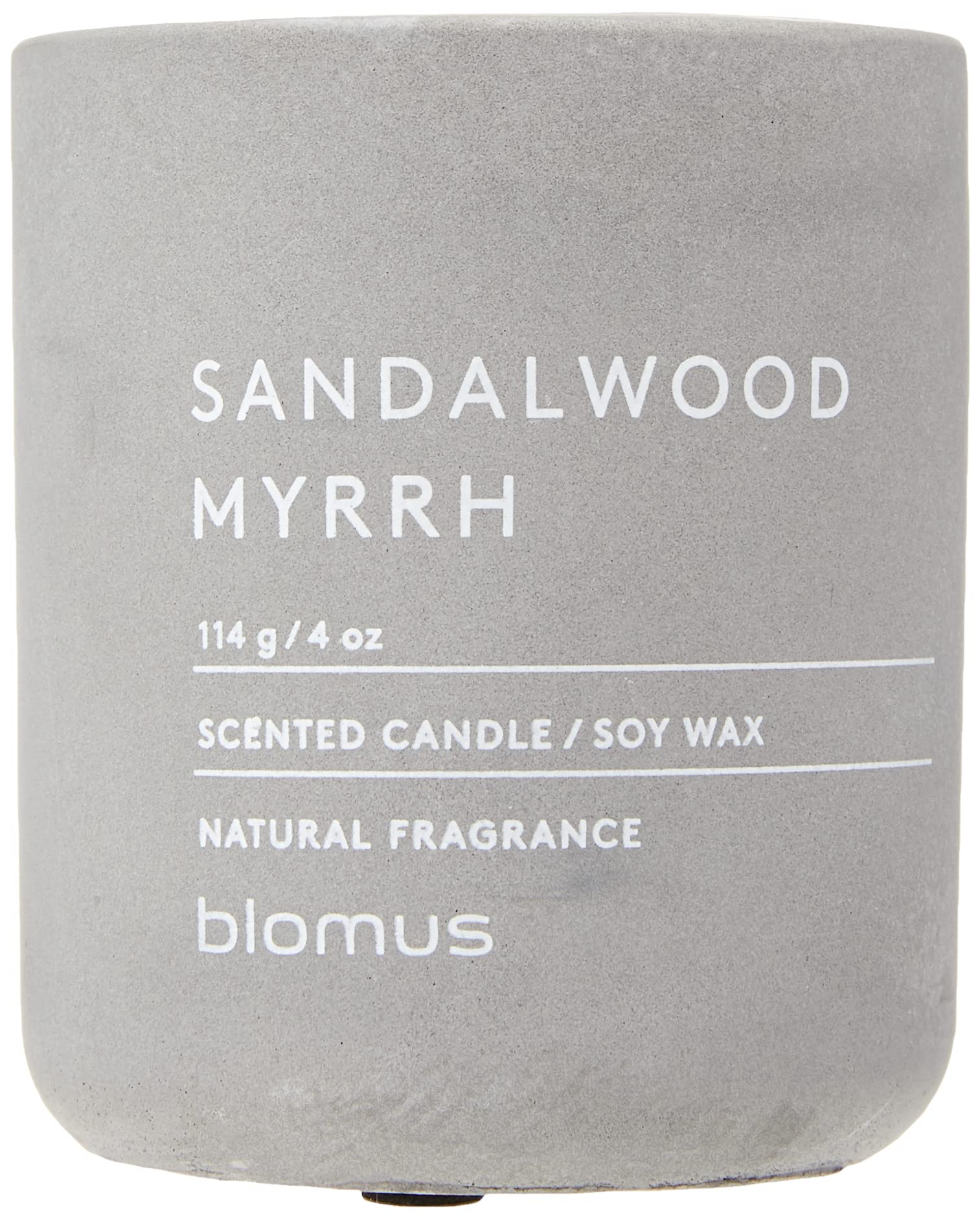 Blomus Fraga Scented Candle Micro Chip S Soy Wax Candle in Concrete Look