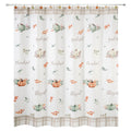 Avanti Linens - Fabric Shower Curtain, Fall Inspired Bathroom Decor (Grateful Patch Collection)