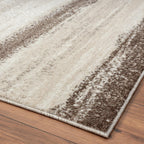 Luxe Weavers Rug Modern Area Rug Stain Resistant, Brown/Size 9X12