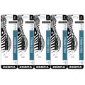 Zebra Pen F-Series Ballpoint Stainless Steel Pen Refill, Fine Point, 0.7Mm, Black Ink, 10-Pack, (50073) - (Case Of 12, 120 Count