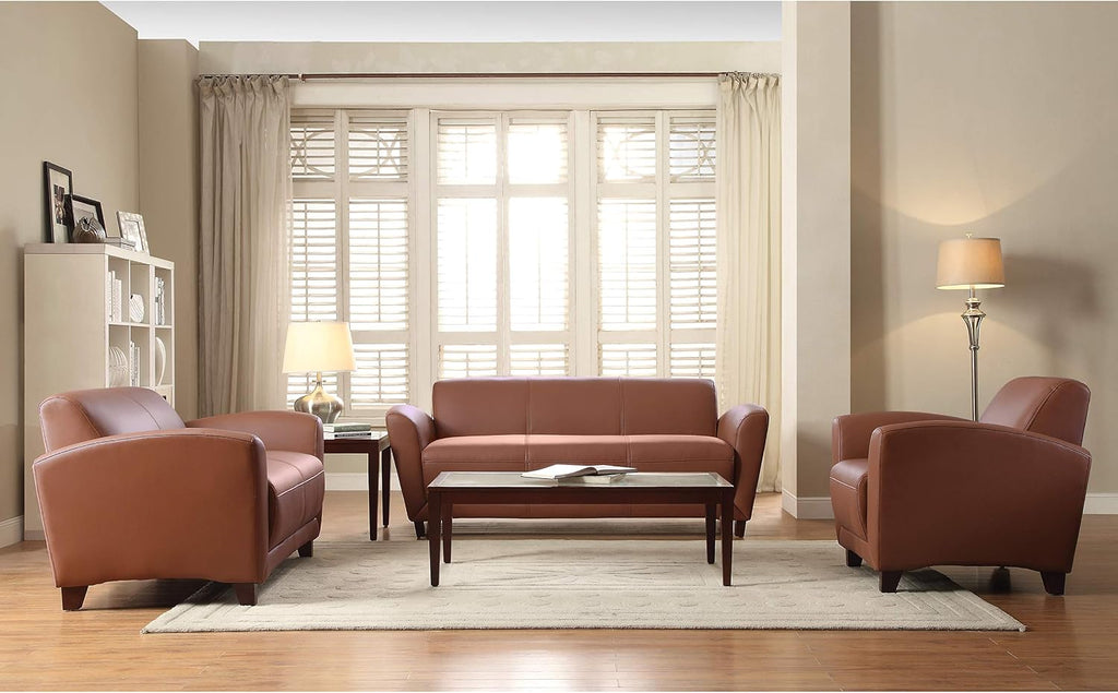 Lorell Reception Seating Collection Sofa - 34.5 x 75 x 31.1 - 1 Each