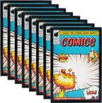 Memory Keeper Comic Book Frame, 8 Pack, Ultraviolet UV Protection, Fits Current Comics up to 6 3/4'' x 10 1/4'', Wall or Tableto