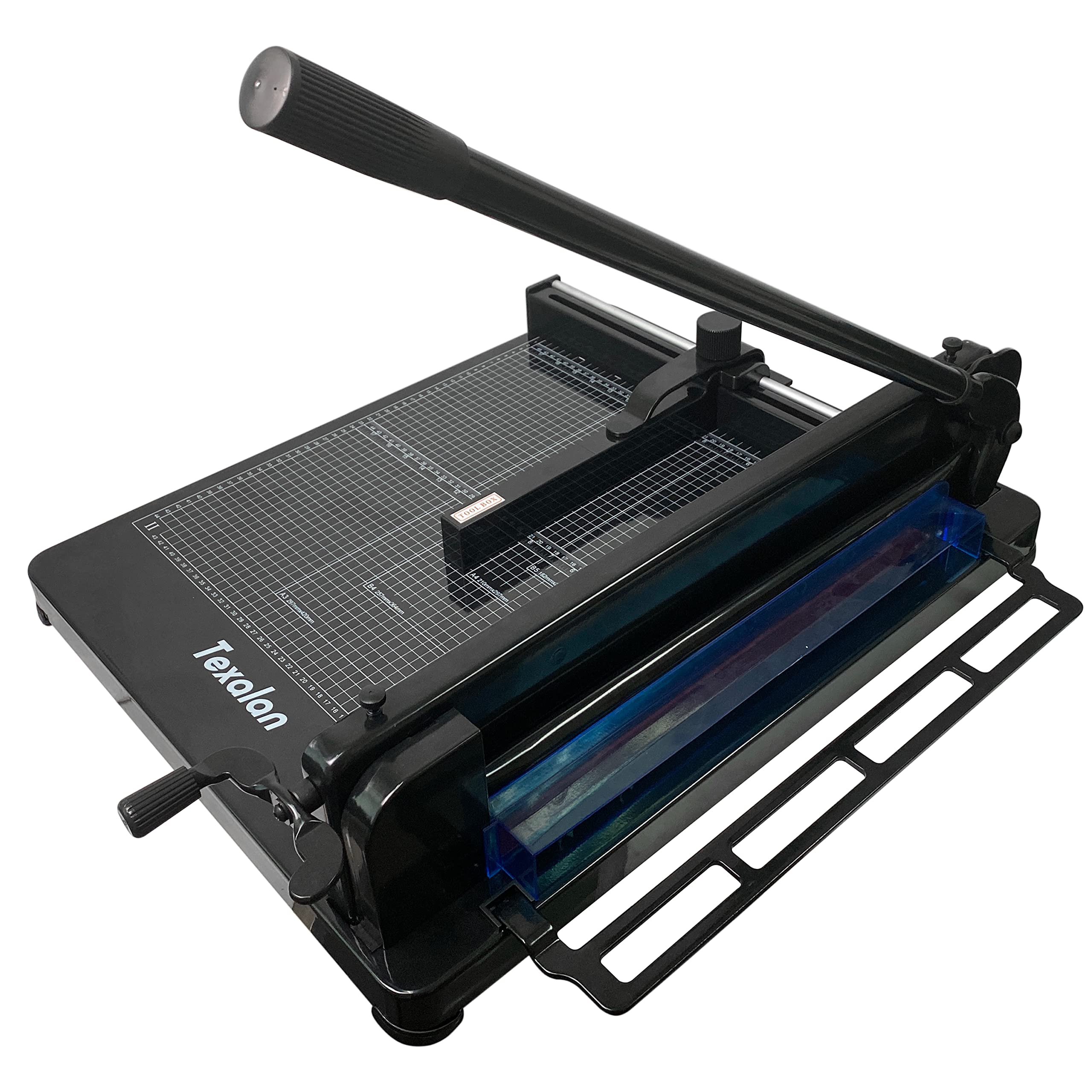 Texalan(R) Heavy Duty Guillotine Paper Cutter Black 400 Sheets Stack Paper Trimmer (A3-17' Paper Cutter)