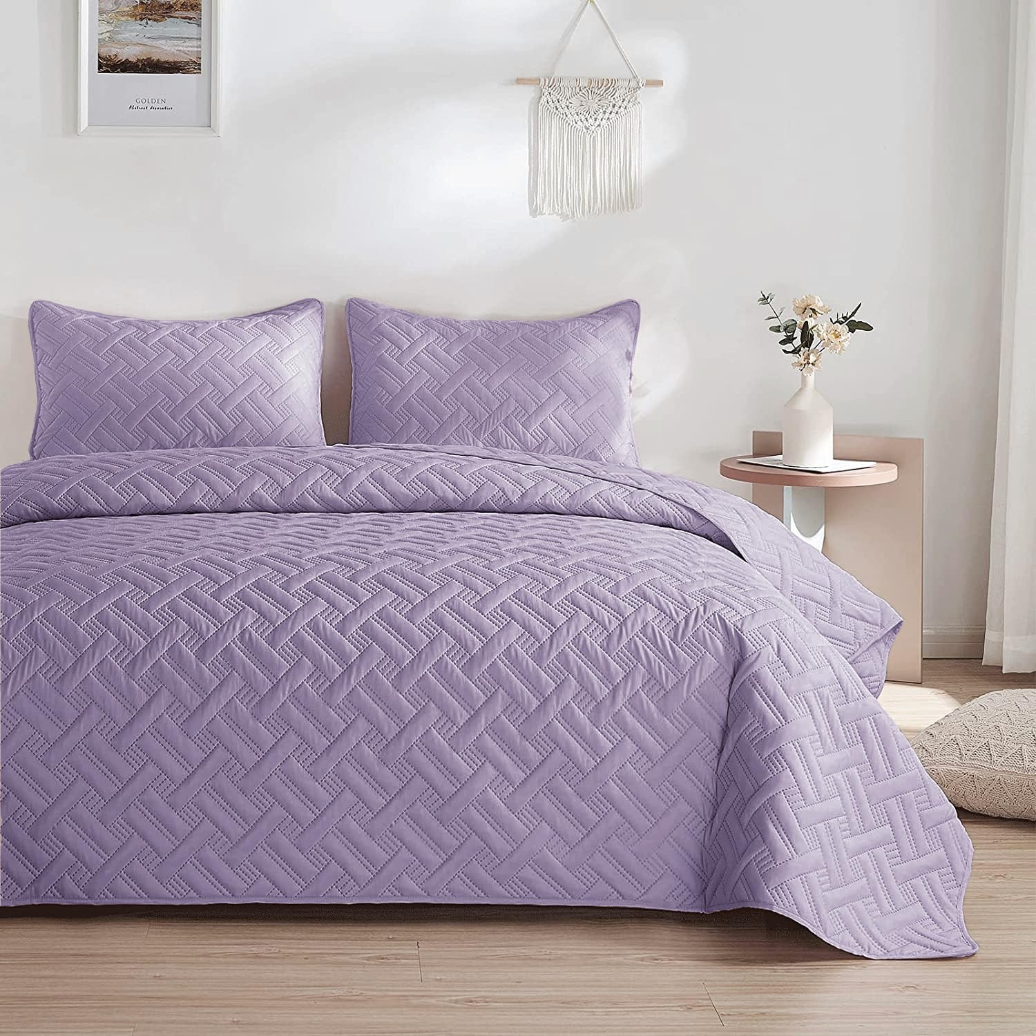 Vas Collections Ultrasonic 280Tc All Season Supersoft King Size Bedcover/Rajaai Quilted Bedspread Ac Blanket/Comforter For Doubl