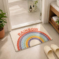 DECOVIA Rainbow Super Soft AntiSkid Washable Bathroom Mat (40x60 CM)  Micrifibre Water Absorbent Floor Mat for Bathroom/Kitche
