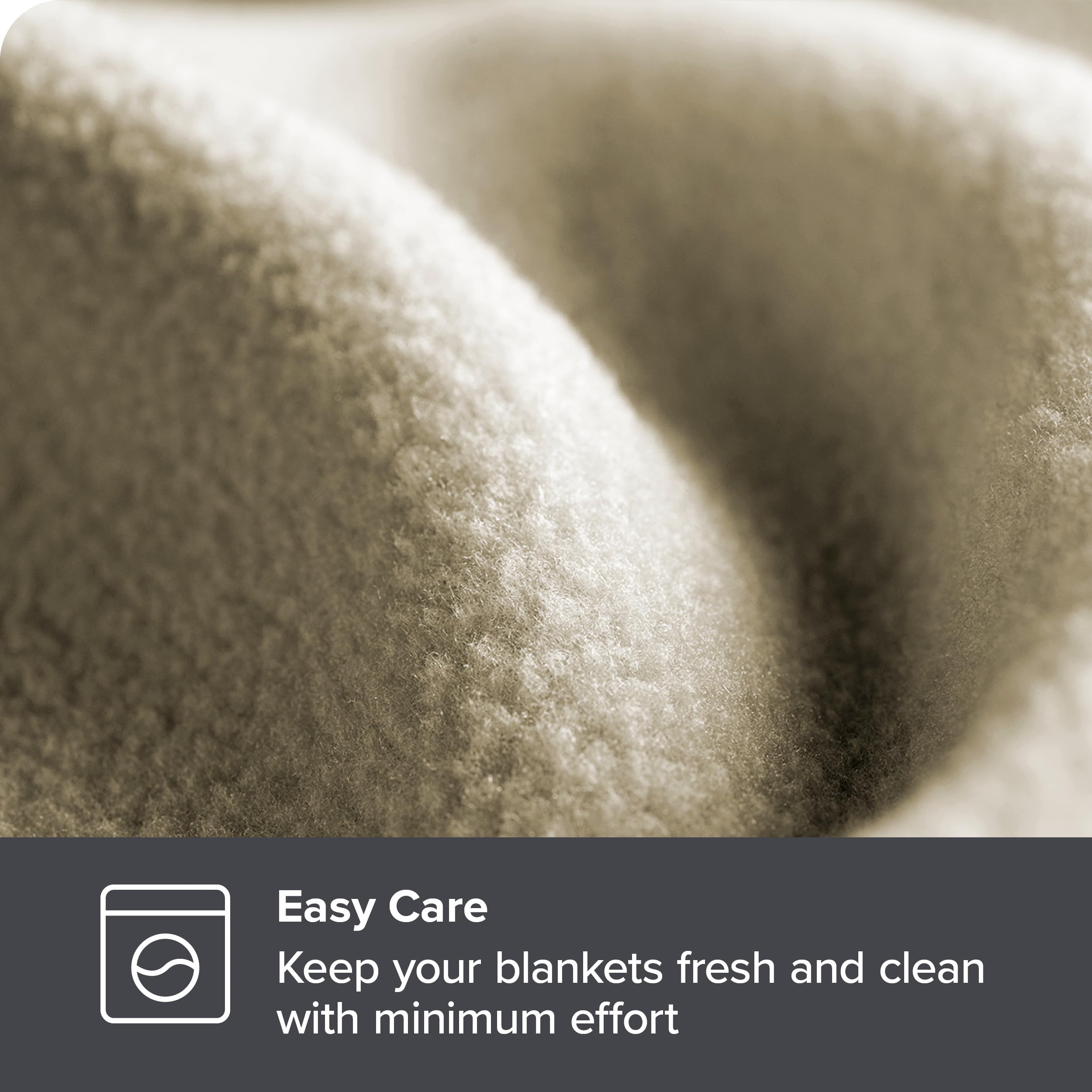 Bare Home Polar Fleece Blanket - Full/Queen Blanket - Oyster - Warm & Cozy - Premium Fleece Blanket - Blanket For Bed, Sofa, Cam