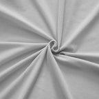 Flannel Sheets Queen Size Warm And Cozy Deep Pocket Breathable All Season Bedding Set With Fitted With Full Elastic & Built In Corner Sheet Straps, Flat And Pillowcases, Queen, Silver