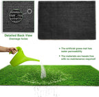 Lita Premium Artificial Grass 13' X 25' (325 Square Ft) Realistic Fake Grass Deluxe Turf Synthetic Turf Thick Lawn Pet Turf -Perfect For Indoor/Outdoor Landscape - Customized