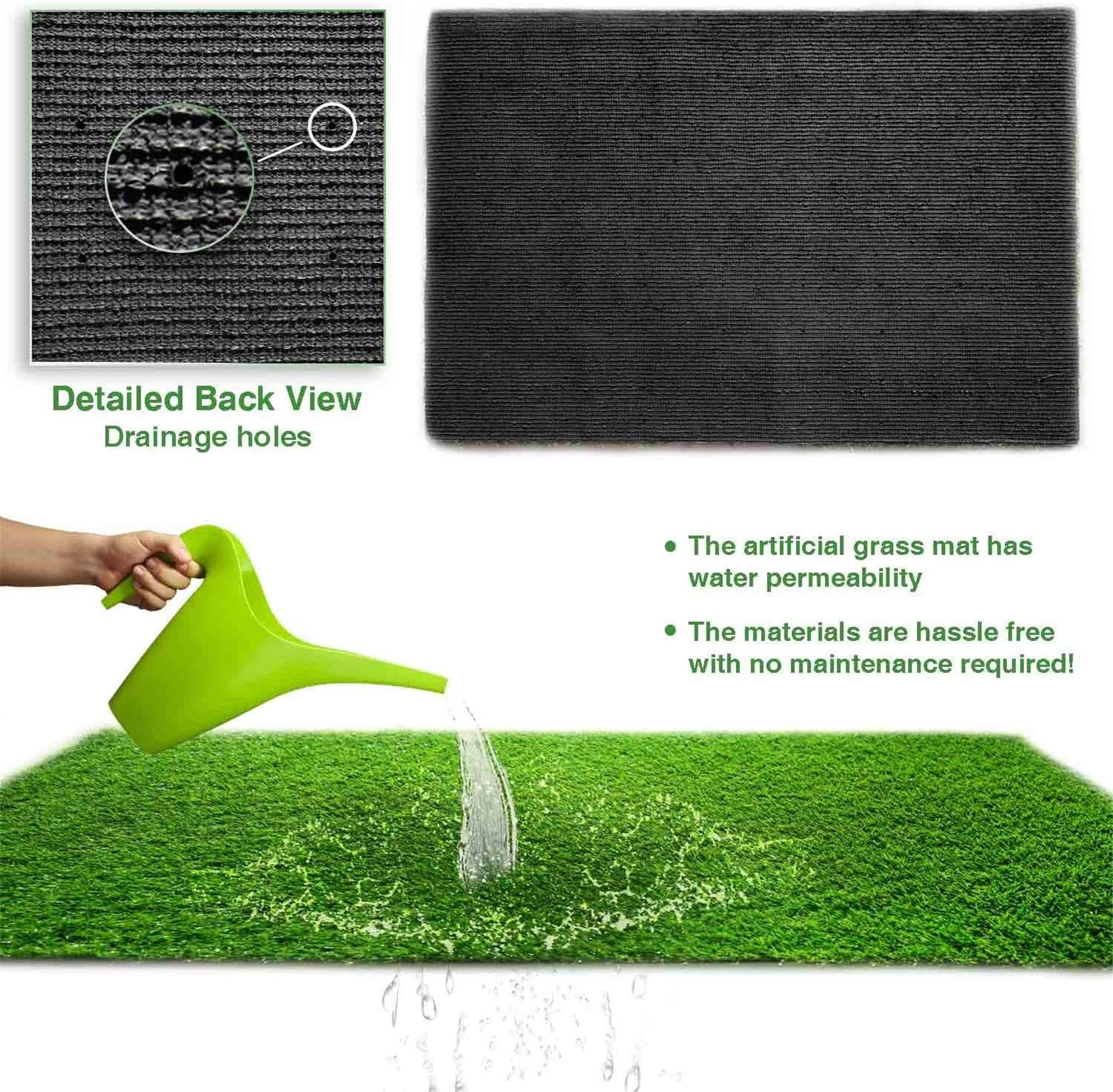 Lita Premium Artificial Grass 13' X 25' (325 Square Ft) Realistic Fake Grass Deluxe Turf Synthetic Turf Thick Lawn Pet Turf -Perfect For Indoor/Outdoor Landscape - Customized