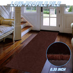 Freadem Runner Rugs 2' X 43' Indoor Outdoor Carpet Runner, Area Rugs With Anti-Slip Rubber Backing For Aisle Hallway Balcony Gar