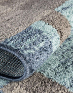 Unique Loom Autumn Collection Area Rug - Providence (7' 10'' Square, Blue Gray/ Light Brown)